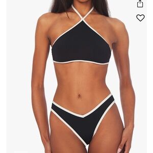 We Wore What High Neck Halter Bikini Top & Delilah Bikini Bottom